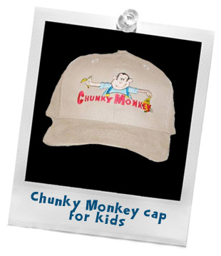 Chunky Monkey logo cap for kids