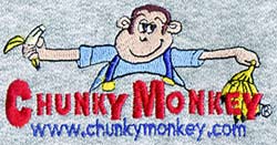 Chunky Monkey logo shirt