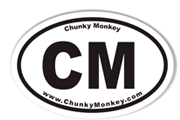 Chunky Monkey Euro sticker